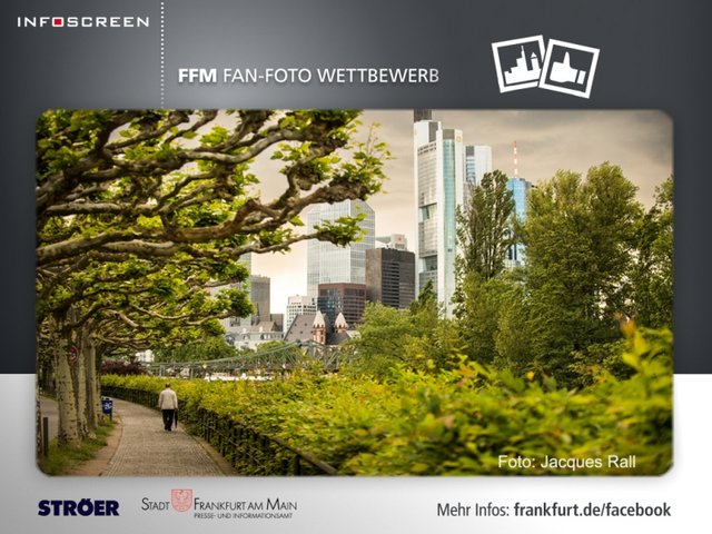 Ströer und die Stadt Frankfurt präsentieren Fan-Foto Wettbewerb auf digitalen Werbeflächen