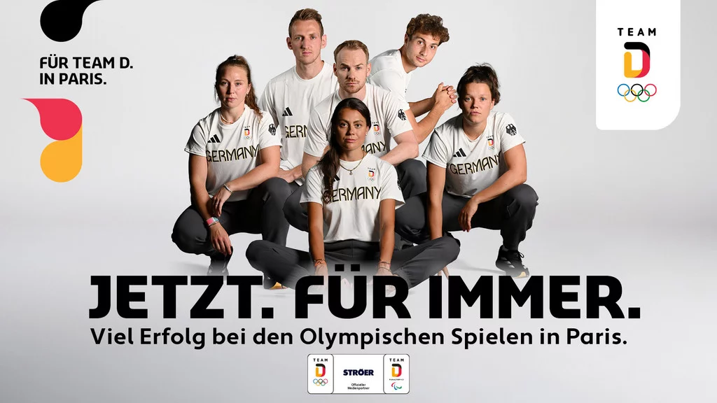 Team Germany and Ströer launch partnership for the Olympic Games in Paris