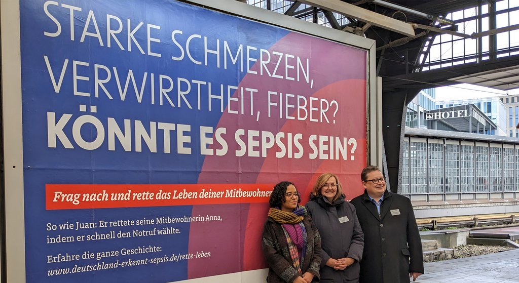 Ströer unterstützt bundesweite Plakatkampagne zur Aufklärung von Sepsis-Symptomen von #DeutschlandErkenntSepsis