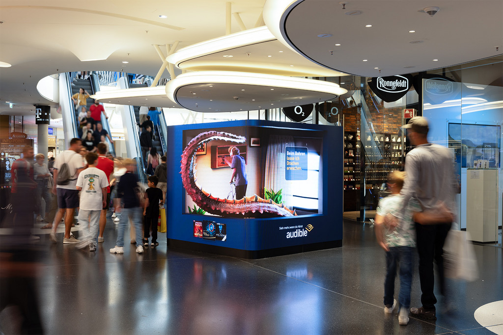 blowUP media brings Motion Cubes to the point of sale for sensational digital branding experiences